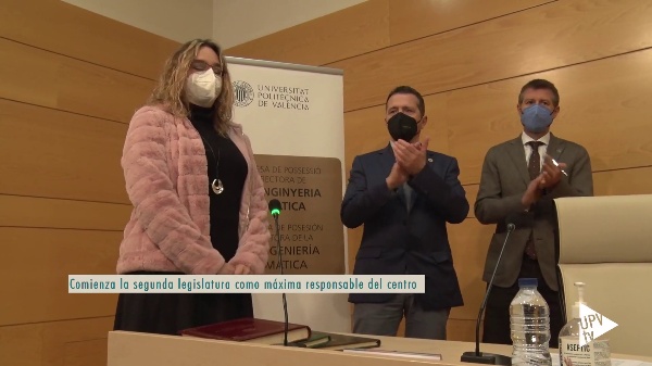 Toma de posesin de la directora de la ETSINF