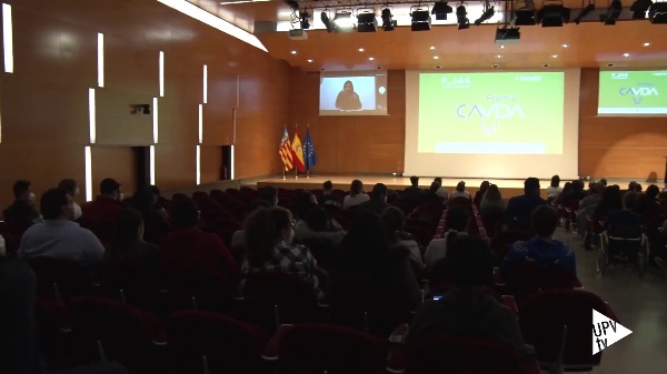 Teresa Perales, en la UPV