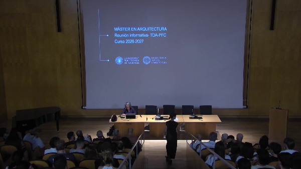 Presentaci�n Master Arquitectura 2026-27
