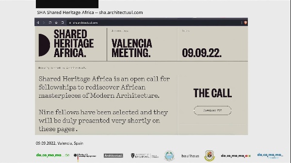 DOCOMOMO VLC22. Share Heritage AFRICA.