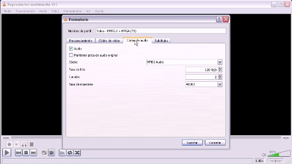 CamStudio - Uso del reproductor VLC para recodificar los archivos para WEB, DVD, etc