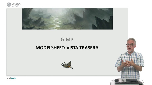 Gimp - Modelsheet: Vista Trasera