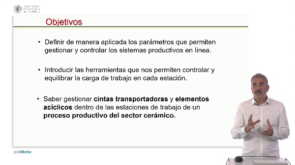 Equilibrado del flujo productivo. Gesti�n de cintas transportadoras y elementos ac�clicos.