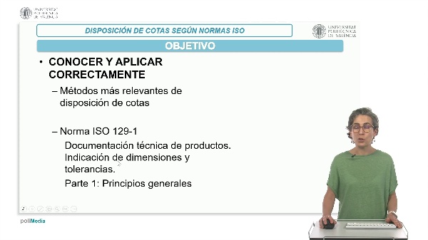 Disposici�n de cotas seg�n normas ISO