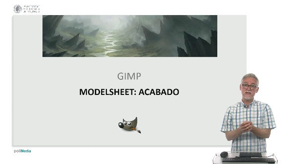 Gimp - Modelsheet: Acabado