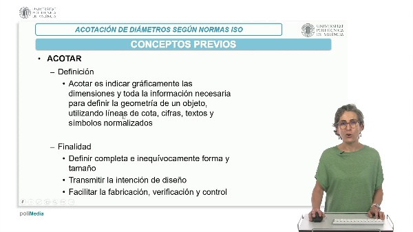 Acotaci�n de di�metros seg�n normas ISO