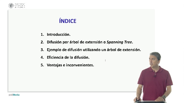 Difusi�n mediante el uso de �rboles de extensi�n o Spanning Trees