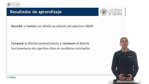 Ejemplo de algoritmo GRASP