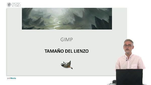 GIMP: Tamaño del lienzo