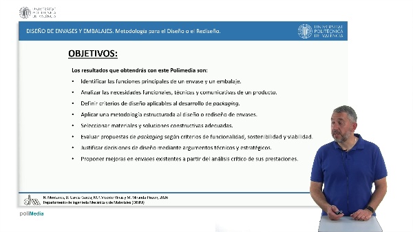 Dise�o de envases y embalajes. Metodolog�a para el Dise�o o el Redise�o