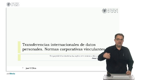 Transferencias internacionales de datos personales. Normas corporativas vinculantes