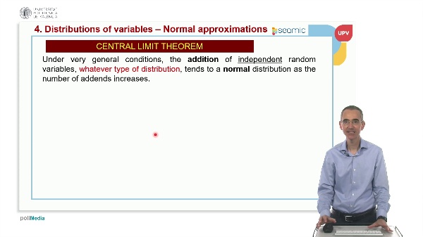 Ttulo: Unit 4: Distributions of random variables. Normal approximations