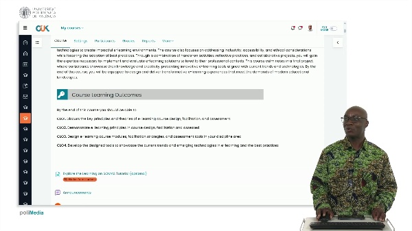 Practical E-learning Courses Design, Facilitation and Assessment