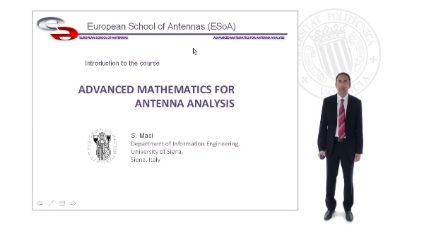 Introduction to the Course Advanced mathematics for Antenna Analisys