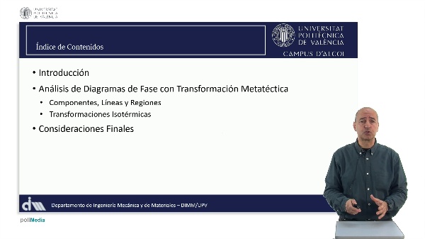 Anlisis de diagrama de fases con transformacin metatctica