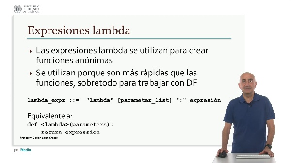 Expresiones lambda en Python