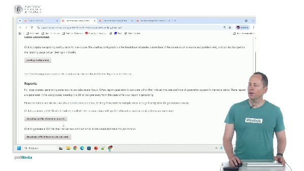 Creaci�n de MOOC. Openedx instructor descarga de datos
