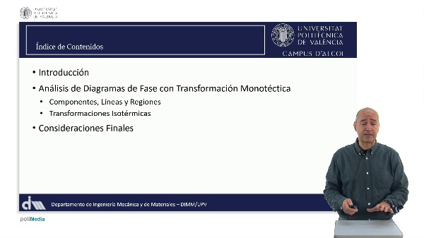 Anlisis de diagrama de fases con transformacin monotctica