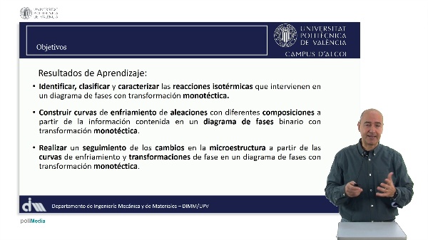 Anlisis de la microestructura de aleaciones con transformacin monotctica mediante curvas de enfriamiento