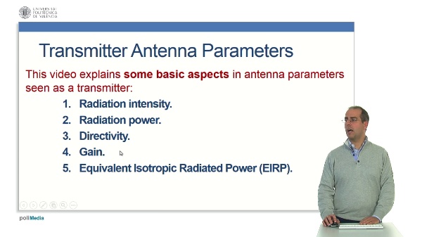 Transmitter antenna parameters II.