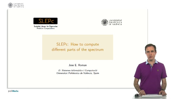 SLEPc: How to compute different parts of the spectrum