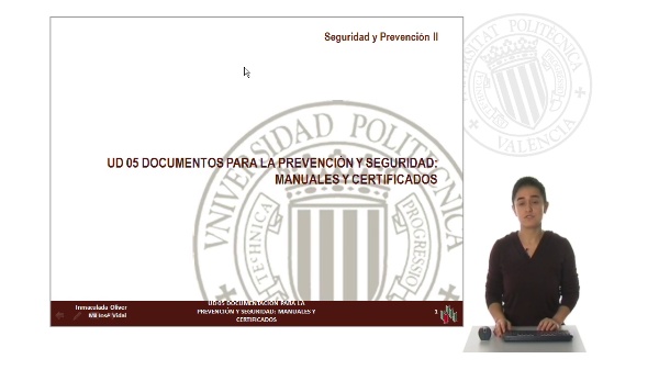 UD 05. Documentación para la Prevención y Seguridad: Manuales y Certificados