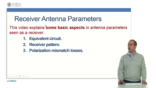Receiver antenna parameters I.