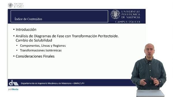 Anlisis de diagrama de fases con transformacin peritectoide asociada a cambio de solubilidad