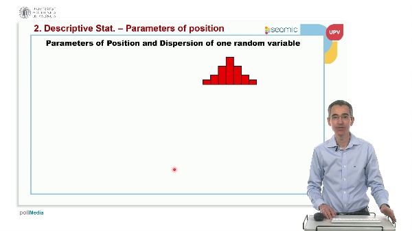 Descriptive statistics. Parameters of position