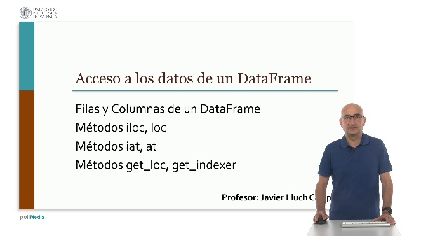 Acceso a los datos de un DataFrame: Filas y columnas