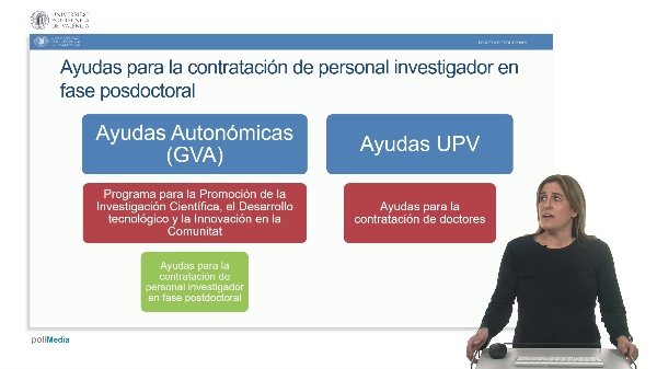 Contratos postdoctorales: Ayudas autonómicas y ayudas de la UPV