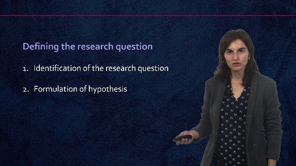 Defining the research questions