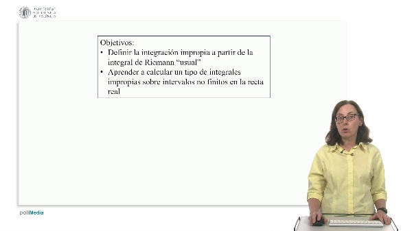 Integrales impropias: Lmites de integracin infinitos