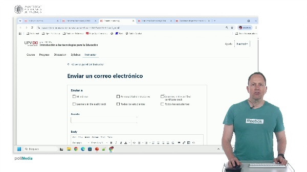 Creaci�n de MOOC. Openedx instructor correo
