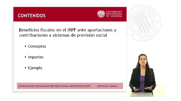Beneficios Fiscales En El Irpf Ante Aportaciones Y Contribuciones A Sistemas De Previsión Social
