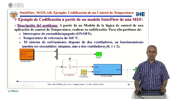 Curso de ingeniería del software para sistemas embebidos. Modulo 13 parte 8. StateFlow_MATLAB