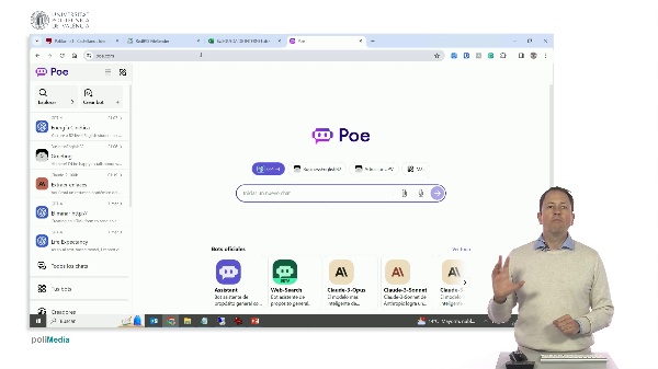 Educational chatbot with POE