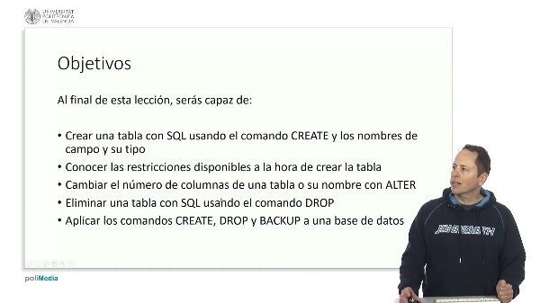 SQL. Create, Drop, Alter (tts: en)