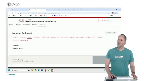 Creaci�n de MOOC. Openedx instructor cohortes y ex�menes especiales