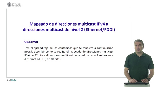 Mapeado de direcciones multicast IPv4 a direcciones multicast de nivel 2 (Ethernet/FDDI)