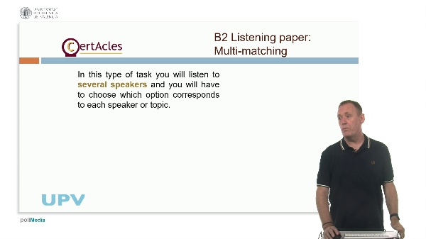 B2 listening - 3.  Multi-matching