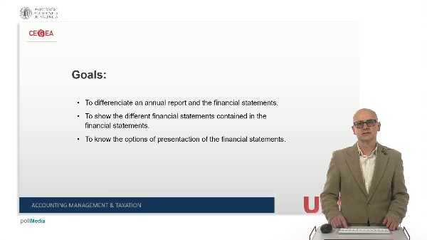 Lesson 3 : Presentation of financial statements