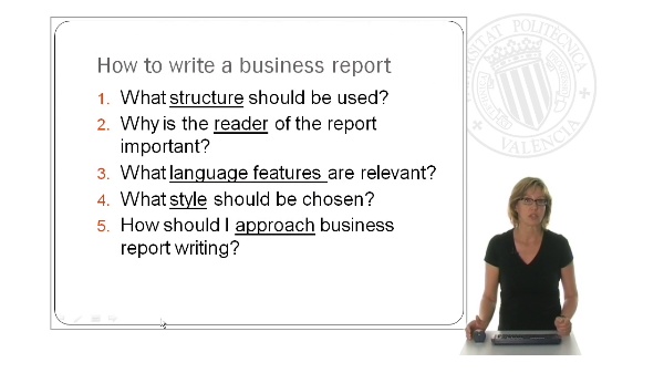 How to write a business report