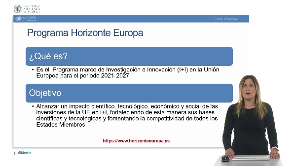 Programa Marco de la Union Europea Horizonte Europa.