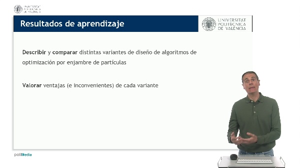 Variantes de algoritmos de optimizaci�n por enjambre de part�culas (Particle Swarm Optimization)