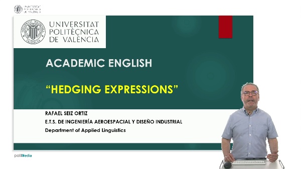 Academic English: Hedging Expressions