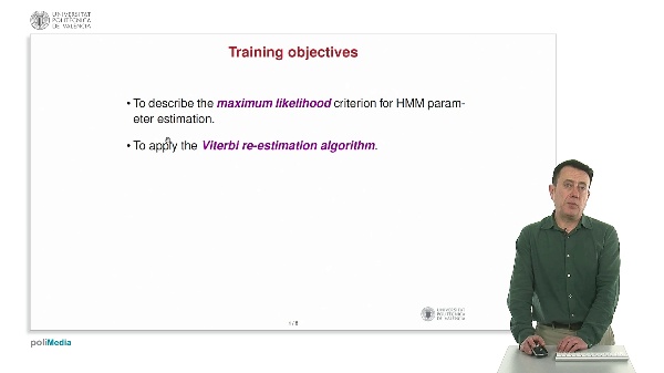 HMM learning: Viterbi re-estimation