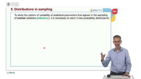 Unit 5: INFERENCE Distribution in sampling: Chi-squared distribution