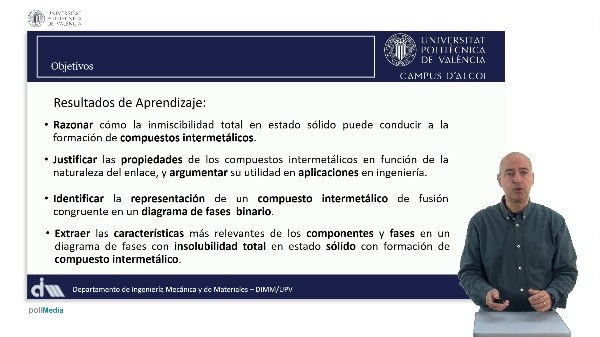Anlisis de diagrama de fases con insolubilidad total en estado slido con afinidad qumica entre componentes