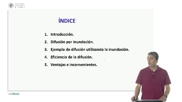 Difusi�n mediante el uso de la t�cnica de inundaci�n